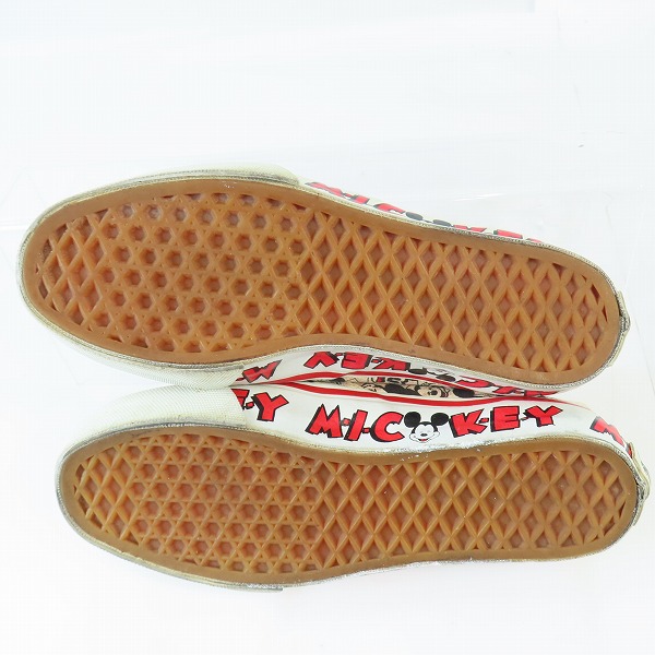 実際に弊社で買取させて頂いたVANS x DISNEY/バンズ × ディッキーズ MICKEY/ミッキーマウス USA製/ヴィンテージ スニーカー 7の画像 2枚目