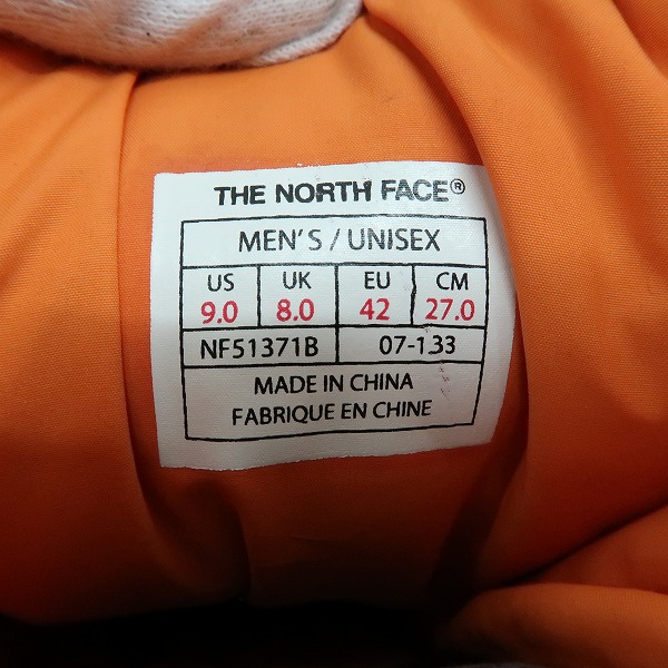 実際に弊社で買取させて頂いたTHE NORTH FACE/ノースフェイス BEAMS別注 Nuptse/ヌプシ ブーツ NF51371B/27の画像 5枚目