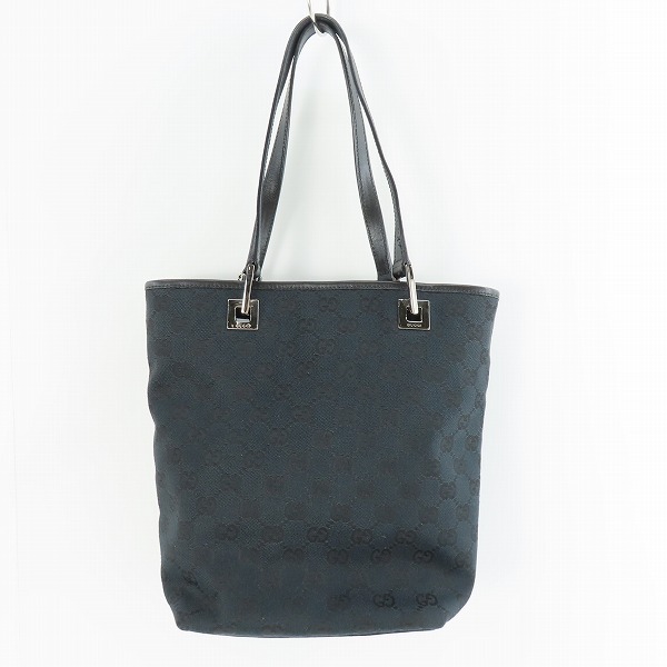 実際に弊社で買取させて頂いたGUCCI/グッチ GGキャンバス トートバッグ ブラック