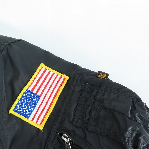 実際に弊社で買取させて頂いたALPHA INDUSTRIES/アルファインダストリーズ MA-1 フライトジャケット 026200/XLの画像 3枚目
