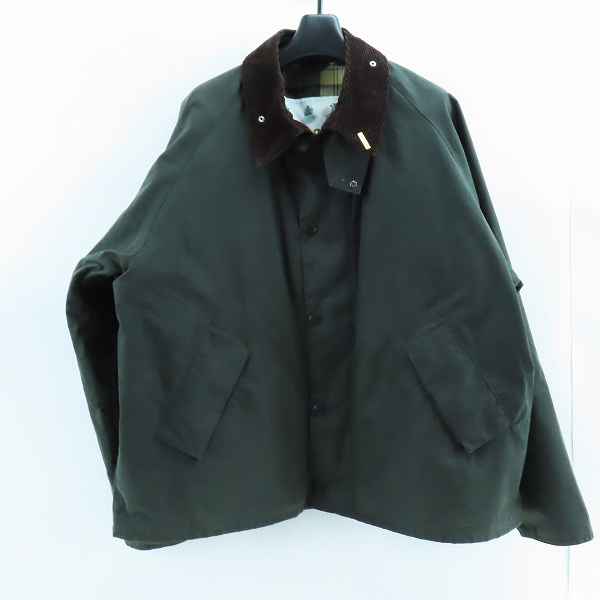 実際に弊社で買取させて頂いたBarbour/バブアー 21AW Transport wax トランスポート オイルド ジャケット 2102066/40