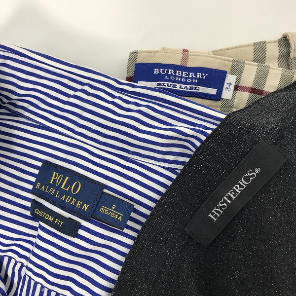 実際に弊社で買取させて頂いた【おまとめ】ヒステリックグラマー/ラルフローレン/バーバリーブルーレーベル 等 カーディガン/スカート/シャツ 他の画像 1枚目