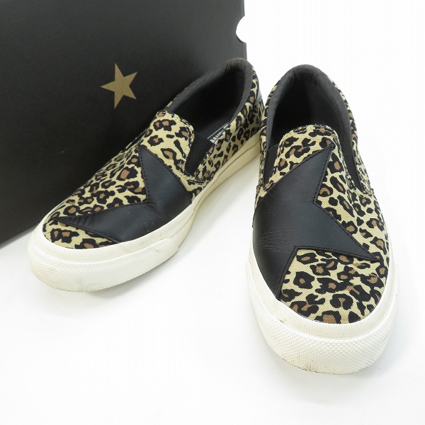 実際に弊社で買取させて頂いたCONVERSE/コンバース SKIDGRIP レオパード柄 スリップオン 1CL700/26.0