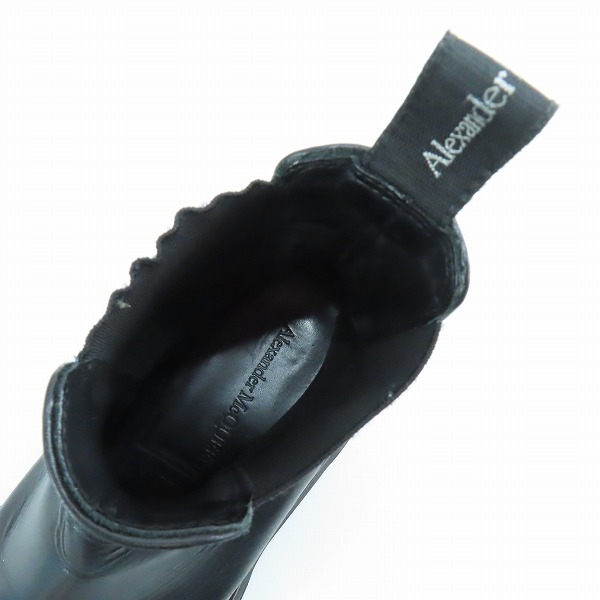 実際に弊社で買取させて頂いたALEXANDER McQUEEN/アレキサンダーマックイーン Tread Chelsea Boots/サイドゴアブーツ 610814/44の画像 4枚目