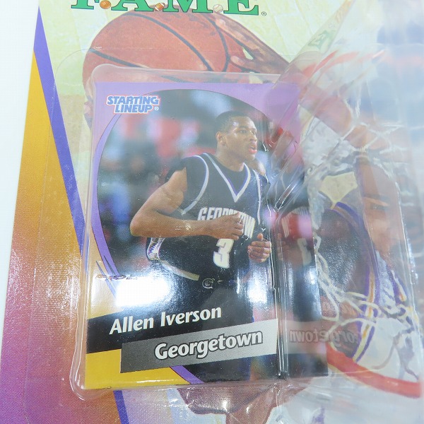 実際に弊社で買取させて頂いた【未開封】Hasbro/ハズブロ STARTING LINEUP F.A.M.E NBA  ALLEN IVERSON アレン・アイバーソン フィギュアの画像 3枚目