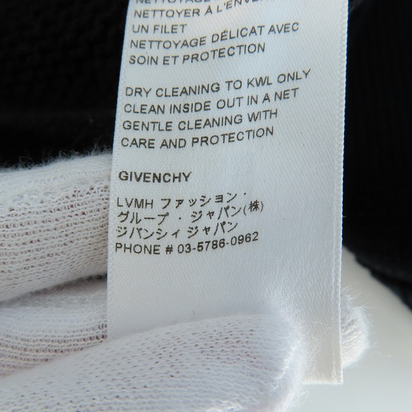 実際に弊社で買取させて頂いた【JPタグ】GIVENCHY/ジバンシー インターシャニット クルーネック セーター/BM90G9401M/Mの画像 5枚目