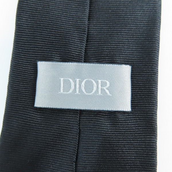 実際に弊社で買取させて頂いたdior/ディオール CD/ダイアモンド 刺繍 ネクタイ の画像 3枚目