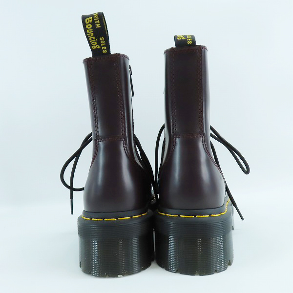 実際に弊社で買取させて頂いたDr.Martens/ドクターマーチン JADON/ジェイドン BURGUNDY サイドジップ 8ホールブーツ/UK5の画像 1枚目