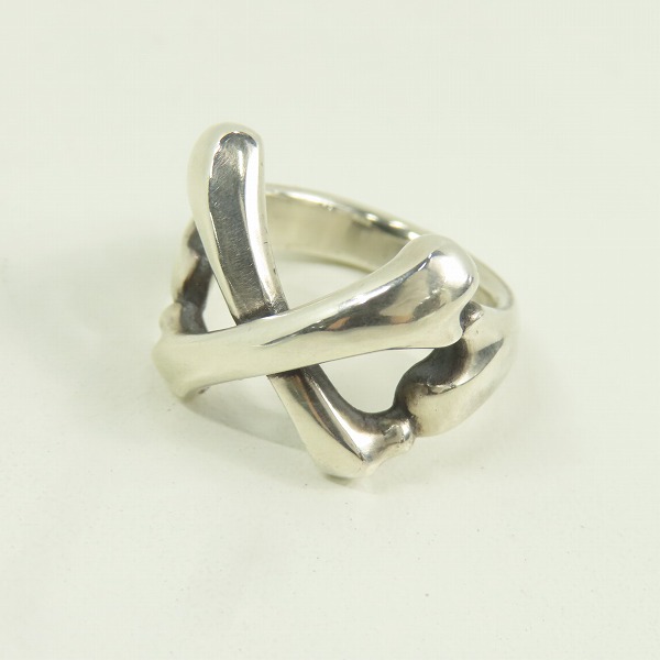 実際に弊社で買取させて頂いたRAT RACE/ラットレース Cross Bone RING/クロスボーンリング 17号