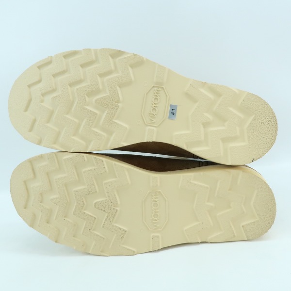 実際に弊社で買取させて頂いたKAZUYUKI KUMAGAI ATTACHMENT/カズユキクマガイ アタッチメント レザー スエード ブーツ ベージュ AA12-405/41の画像 2枚目