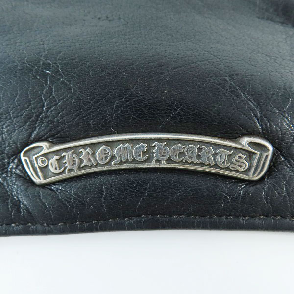 実際に弊社で買取させて頂いたCHROME HEARTS/クロムハーツ ダガージップ チェンジパース コインケース/小銭入れ ブラックの画像 4枚目