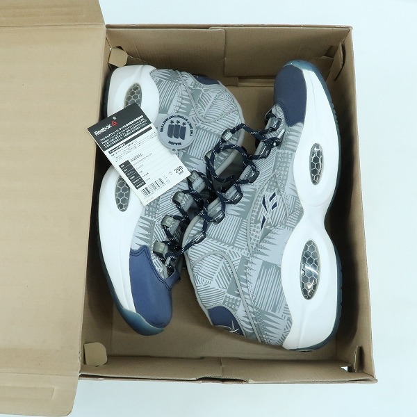 実際に弊社で買取させて頂いたMajor DC×Reebok/メジャーDC×リーボック QUESTION MID Georgetown/クエスチョン ミッド ジョージタウン AQ8866/29の画像 8枚目