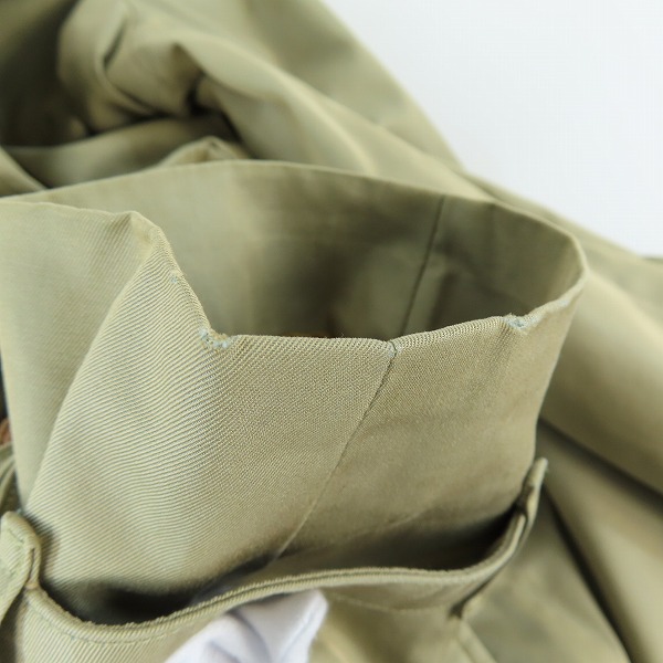 実際に弊社で買取させて頂いたBurberrys /バーバリーズ 裏地ノバチェック柄 トレンチコート 9AB2の画像 8枚目