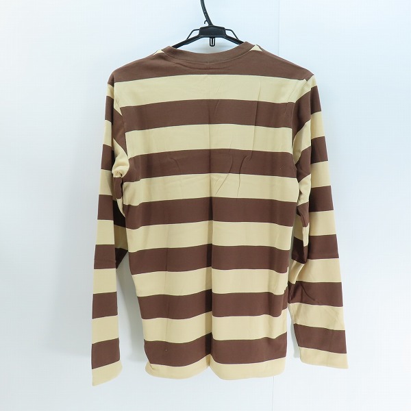 実際に弊社で買取させて頂いたA BATHING APE/アベイシングエイプ リバーシブル ボーダー 長袖tシャツ Mの画像 1枚目