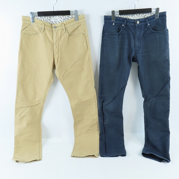 実際に弊社で買取させて頂いたnonnative/ノンネイティブ パンツ ネイビー/ベージュ 2点セット