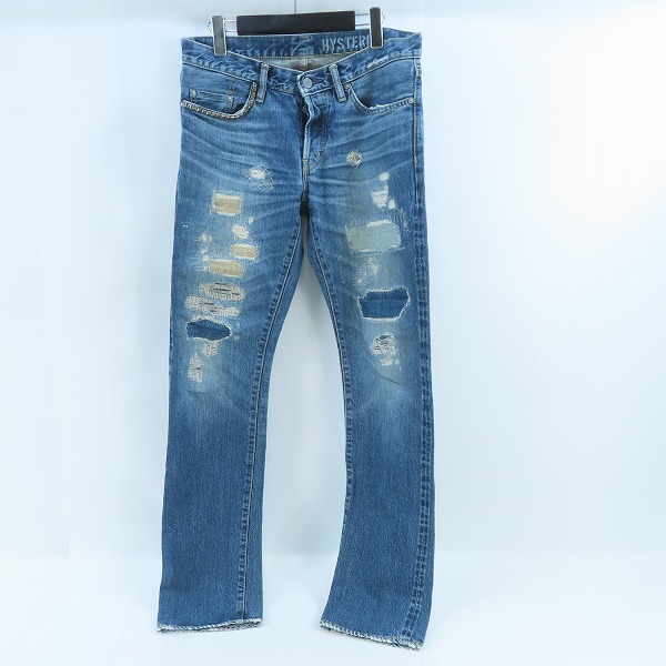 実際に弊社で買取させて頂いたHYSTERIC GLAMOUR/ヒステリックグラマー DUR加工デニム スリムストレート デニムパンツ 0242AP03/31