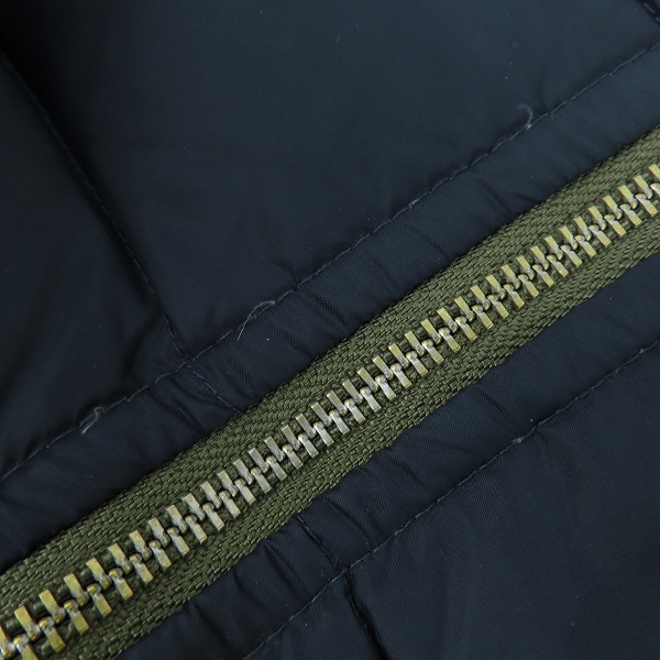 実際に弊社で買取させて頂いたDIESEL/ディーゼル ナイロン ダウンジャケット ブラック /Mの画像 9枚目