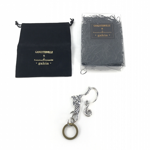 実際に弊社で買取させて頂いたGANGSTERVILLE×Galcia/ギャングスタービル×ガルシア スワロー キーホルダー シルバーの画像 7枚目