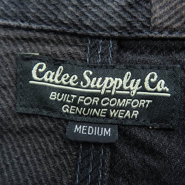 実際に弊社で買取させて頂いたCALEE/キャリー チェック柄 カバーオール ジャケット/Mの画像 2枚目