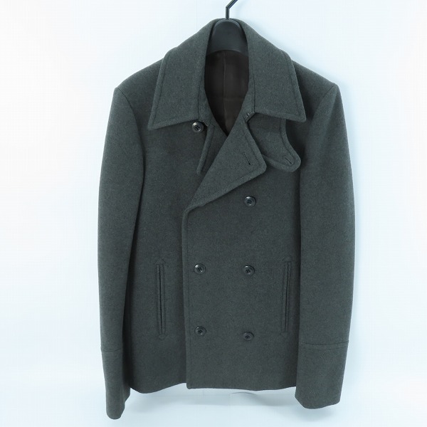 実際に弊社で買取させて頂いたATTACHMENT/アタッチメント ウールPコート グレー/2