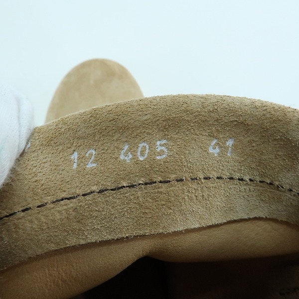 実際に弊社で買取させて頂いたKAZUYUKI KUMAGAI ATTACHMENT/カズユキクマガイ アタッチメント レザー スエード ブーツ ベージュ AA12-405/41の画像 5枚目