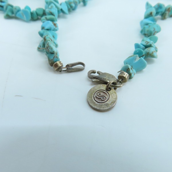 実際に弊社で買取させて頂いたSOPHNET./ソフネット ターコイズネックレスの画像 2枚目