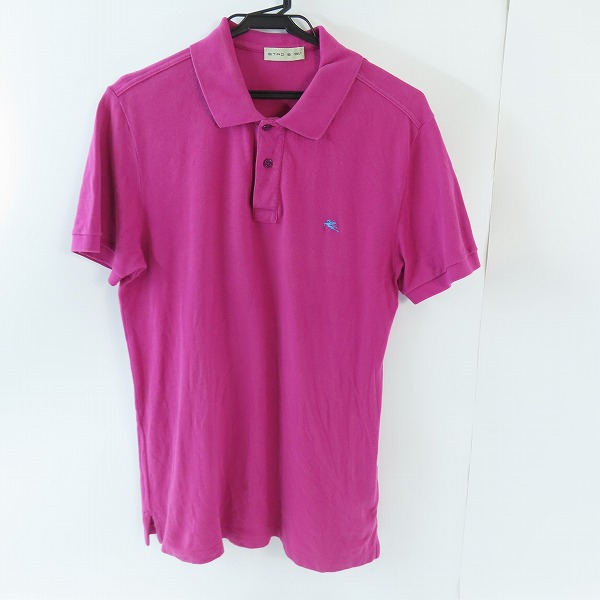 実際に弊社で買取させて頂いたETRO/エトロ 襟裏ペイズリー柄 半袖ポロシャツ 191-1Y141-9480/S