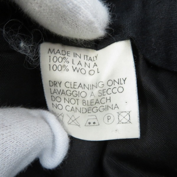 実際に弊社で買取させて頂いたDIRK BIKKEMBERGS/ダークビッケンバーグ パターン切替 ウールパンツ/44の画像 3枚目