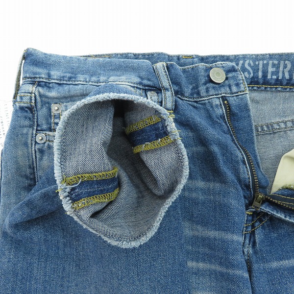 実際に弊社で買取させて頂いた【未使用】HYSTERIC GLAMOUR/ヒステリックグラマー プリント ダメージ加工 デニムパンツ 02192AP09/28の画像 7枚目