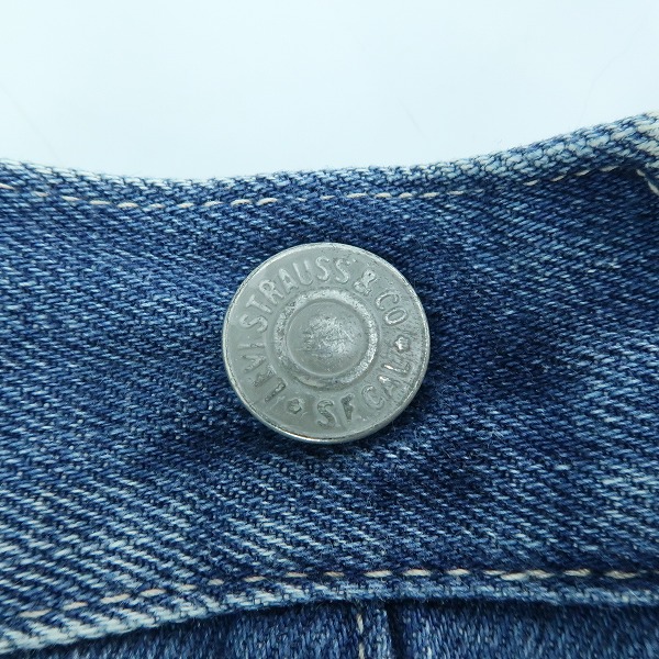 実際に弊社で買取させて頂いたLevi's/リーバイス 501XX シンチバック/レインフォードカスタム リペア加工 デニム 33501-0010/W34L36の画像 7枚目