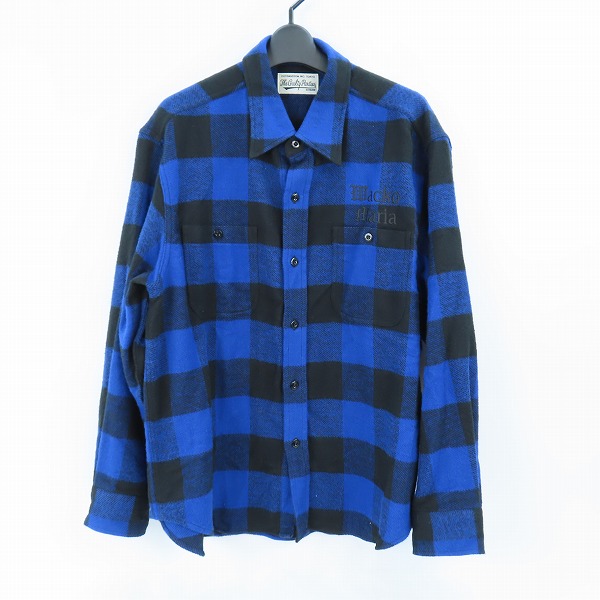 実際に弊社で買取させて頂いたWACKO MARIA/ワコマリア ブロックチェックシャツ  L