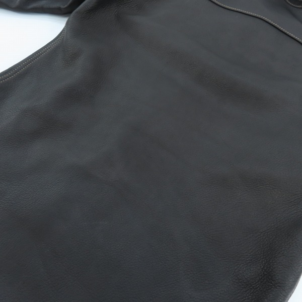 実際に弊社で買取させて頂いた THE FLAT HEAD/ザフラットヘッド DEERSKIN SHIRT ディアスキン レザー シャツ  FN-LS-DS001/40の画像 8枚目