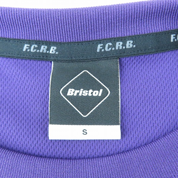 実際に弊社で買取させて頂いたF.C.R.B./F.C.Real Bristol/エフシーレアルブリストル 20SS BACK PANEL BIG TEE PURPLE FCRB-200029 Sの画像 2枚目
