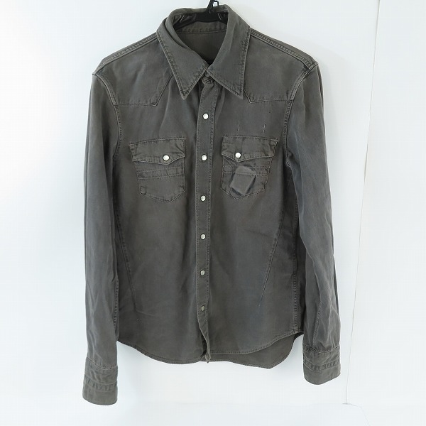 実際に弊社で買取させて頂いたNUMBER (N)INE/ナンバーナイン ウエスタンデニムシャツ S08-NNS001B/3