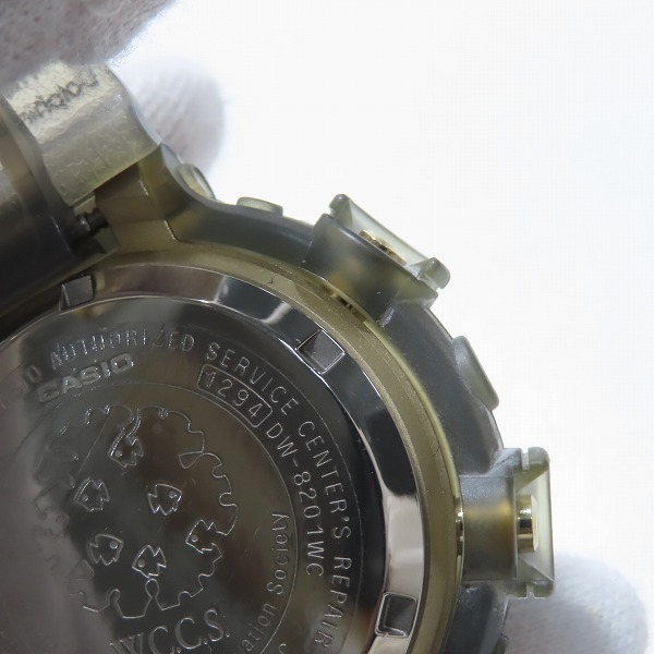 実際に弊社で買取させて頂いた【カスタム/動作未確認】G-SHOCK/Gショック W.C.C.S FROGMAN/フロッグマン ELマンタ DW-8201WC-9Tの画像 5枚目