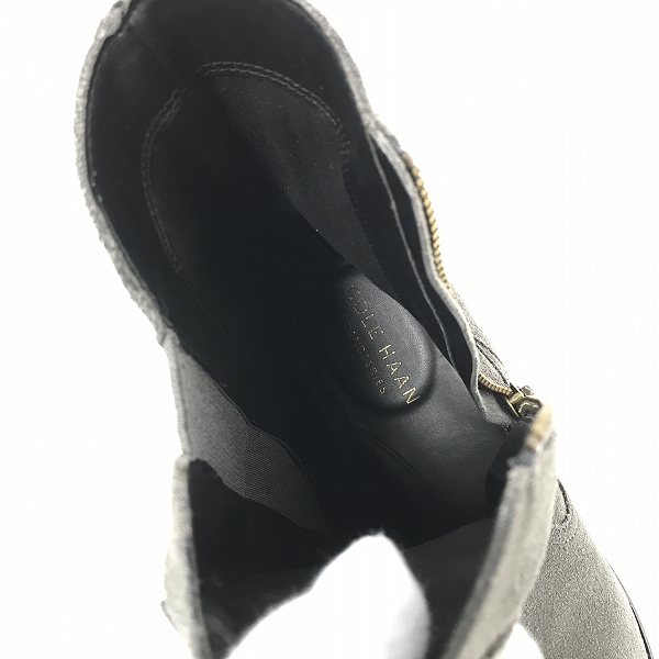実際に弊社で買取させて頂いたCOLE HAAN/コールハーン サイドジップ スエード ブーツ W24650/7Bの画像 4枚目