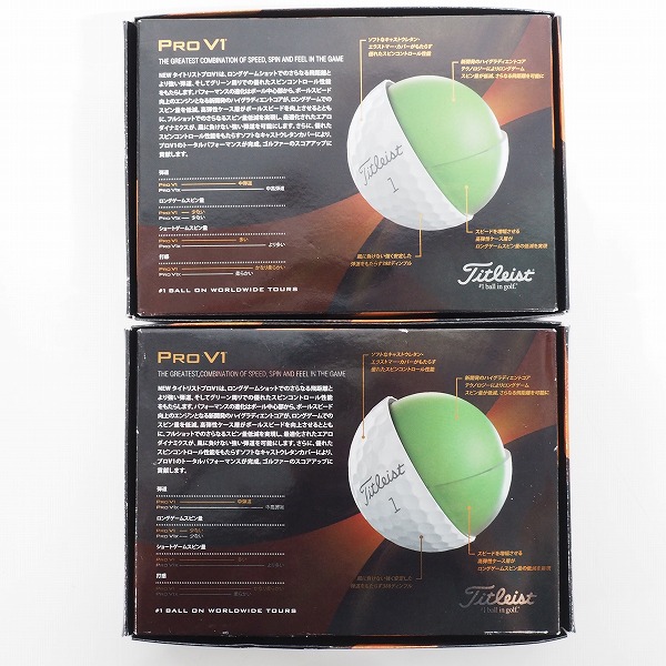 実際に弊社で買取させて頂いた【未使用】Titleist/タイトリスト PRO V1 ゴルフボール ホワイト 2ダース の画像 4枚目