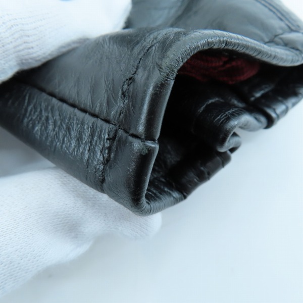 実際に弊社で買取させて頂いたSchott/ショット USA製/Dポケット/カウレザー ダブルライダースジャケット 7147/36の画像 9枚目