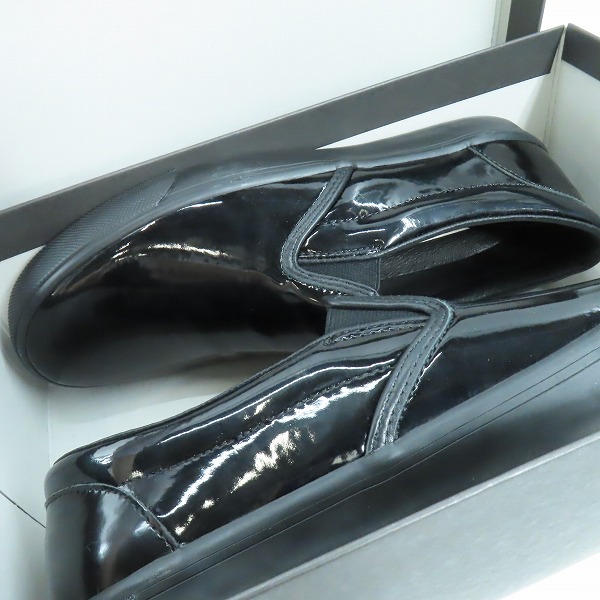 実際に弊社で買取させて頂いたMoonage Devilment/ムーンエイジデビルメント エナメル スリッポン シューズ 42の画像 7枚目