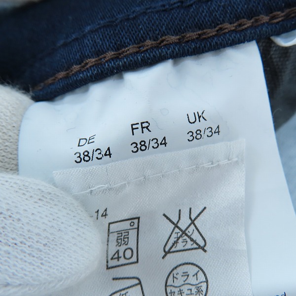 実際に弊社で買取させて頂いた【未使用】HUGO BOSS/ヒューゴボス ORANGE 90 デニムパンツ US38/34の画像 5枚目