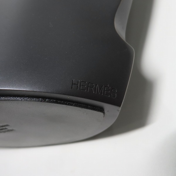 実際に弊社で買取させて頂いたHERMES/エルメス サマルカンド ペーパーウェイト 置物 オブジェ ブラックの画像 6枚目