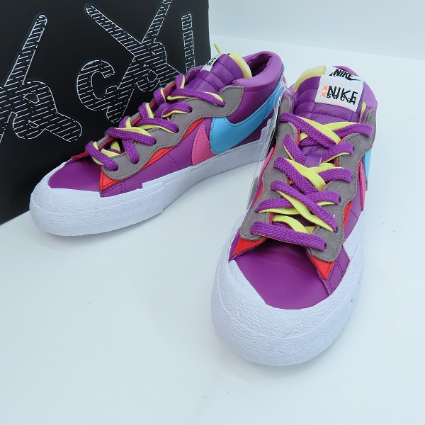 実際に弊社で買取させて頂いた【未使用】NIKE×KAWS×SACAI/ナイキ×カウズ×サカイ BLAZER LOW/ブレーザーロー パープルダスク DM7901-500/27