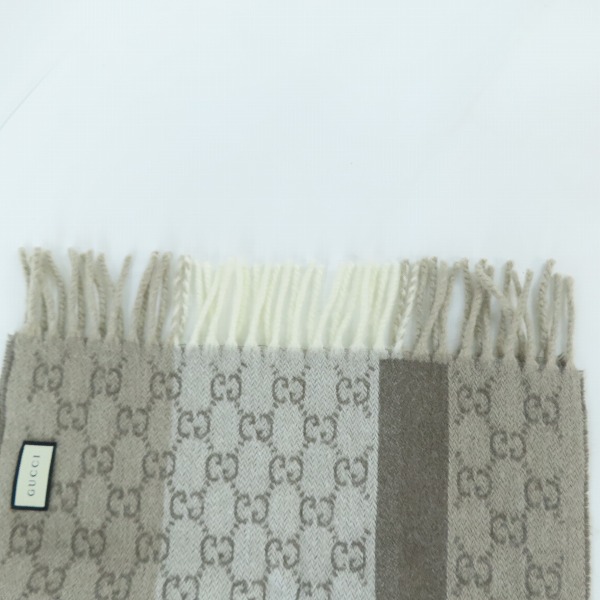 実際に弊社で買取させて頂いたGUCCI/グッチ GG柄  マフラーの画像 2枚目