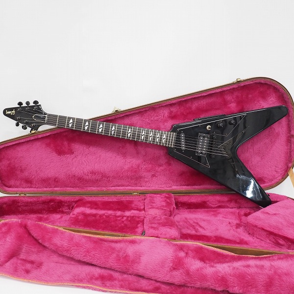 実際に弊社で買取させて頂いた★【難有り】Gibson/ギブソン Flying V/フライング V V90 1989年製 エレキギター ハードケース付