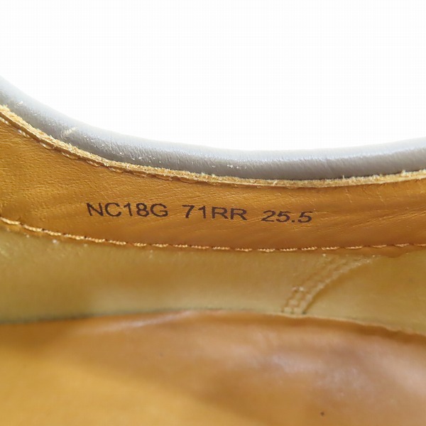 実際に弊社で買取させて頂いたREGAL/リーガル スエード レザー Uチップ ドレスシューズ NC18G 71RR/25.5の画像 5枚目