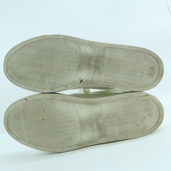 実際に弊社で買取させて頂いたKRISVANASSCHE/クリスヴァンアッシュ ベルクロ ハイカットスニーカー/41の画像 2枚目