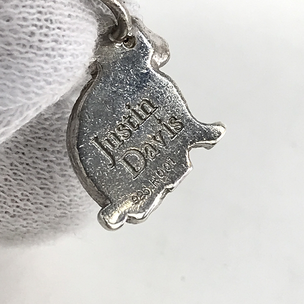 実際に弊社で買取させて頂いたJustin Davis/ジャスティンデイビス Lucky "B" Ruby eye うさぎ/ラビット ネックレスチャーム SPJ180の画像 4枚目