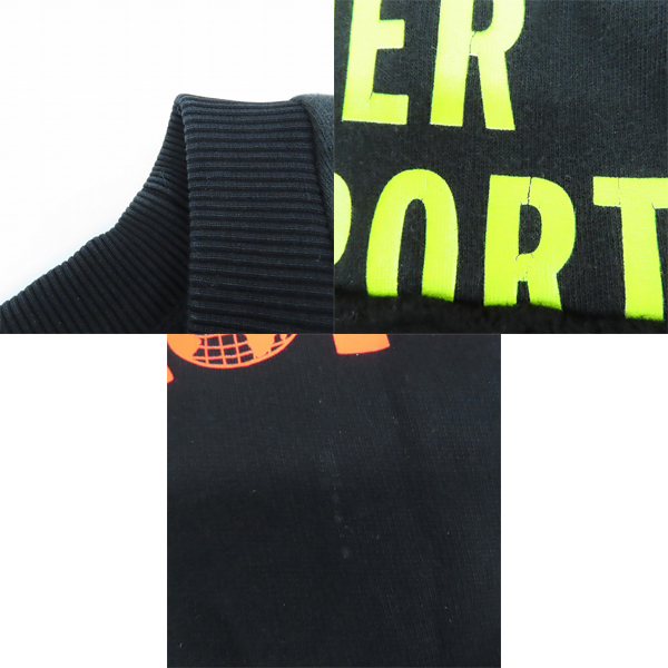 実際に弊社で買取させて頂いたDIESEL/ディーゼル サイズ ドッキング プリント トレーナー/Lの画像 9枚目