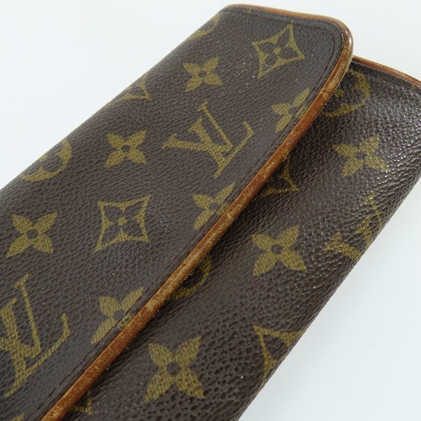 実際に弊社で買取させて頂いたLOUIS VUITTON/ルイ・ヴィトン モノグラム ポシェットツインPM M51854の画像 7枚目