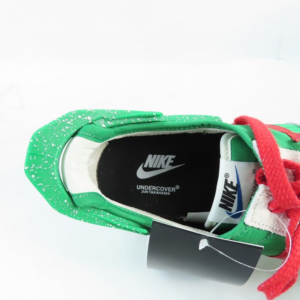 実際に弊社で買取させて頂いた【未使用】 NIKE×UNDERCOVER/ナイキ×アンダーカバー ウィメンズ DAYBREAK LUCKY GREEN CJ3295-300/26.5の画像 4枚目